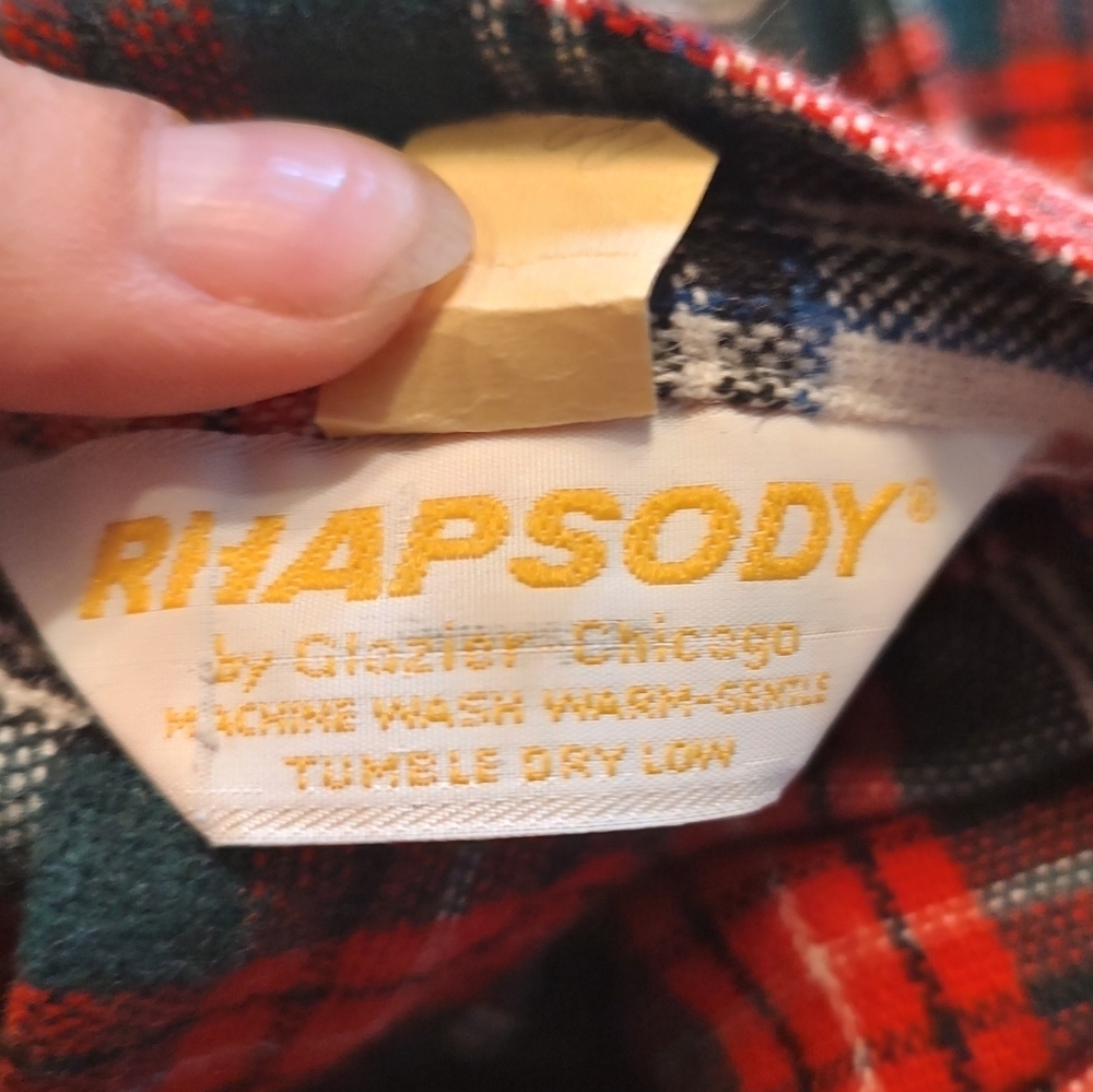 Vintage Rhapsody Scottish Pleated Tartan Pattern Skirt! - Picture 15 of 16